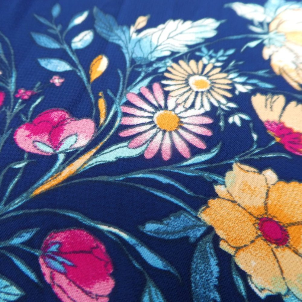 NEW Lulus Maxi Surplice Dress Navy Floral Hippie Boho Prom Halter Lined Zip Back - Picture 6 of 10
